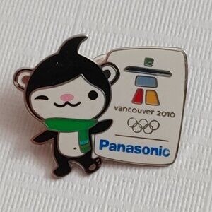 CUTE 2010 Vancouver Olympics Mascot Pin MIGA Panasonic Official